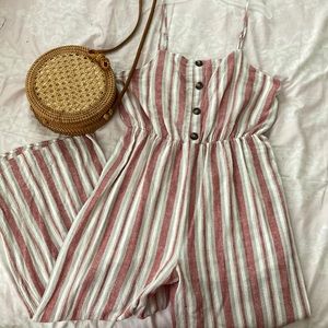 Striped Jumpsuit